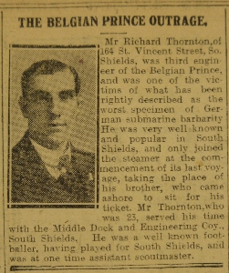 James Hoy Archive Shields Gazette 17/08/1917